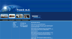 Desktop Screenshot of franck.cz