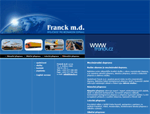 Tablet Screenshot of franck.cz